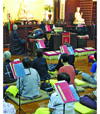 Three thousand buddhas jewelled repentance ceremony